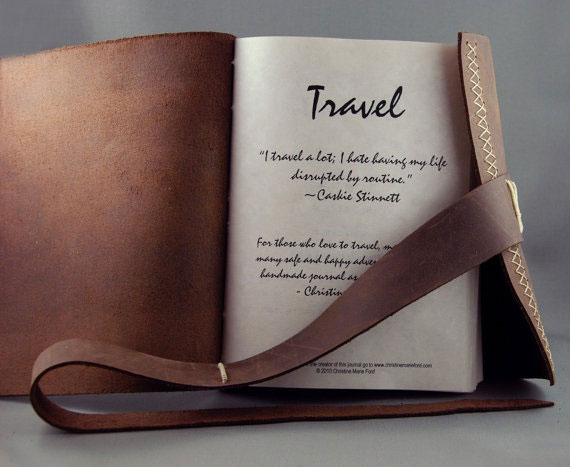 handmade travel journal