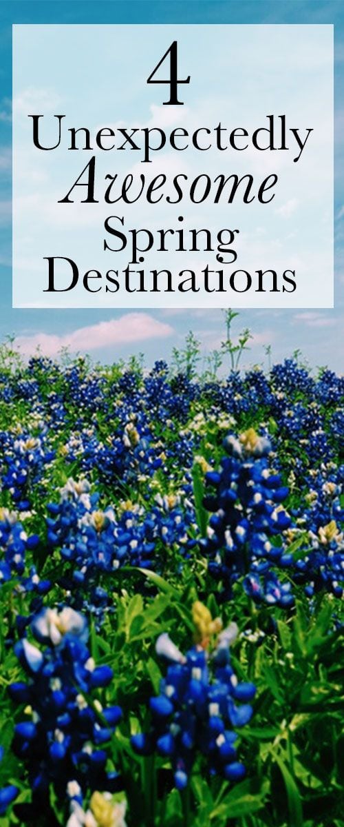 Spring is a fantastic time to travel. You'll find excellent rates & people tend to be in great spirits. Here are a few excellent spring destinations.