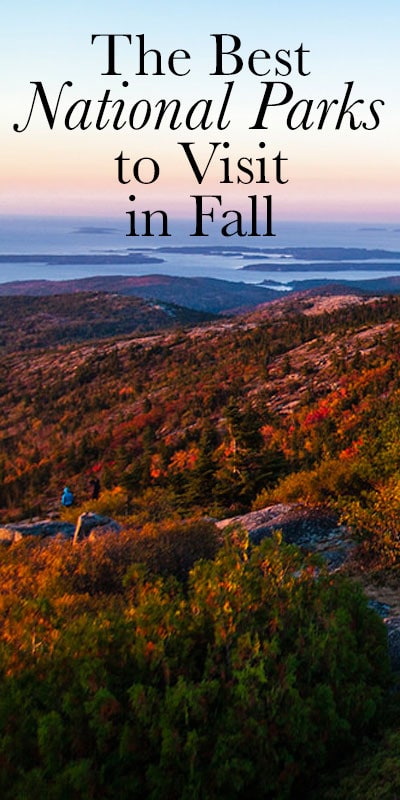 Fall is a great time to travel— summer travel season has come to an end, the kids are back in school and you’ll typically find great travel deals reflecting that. Not sure which are the best national parks to visit in fall? Read on!