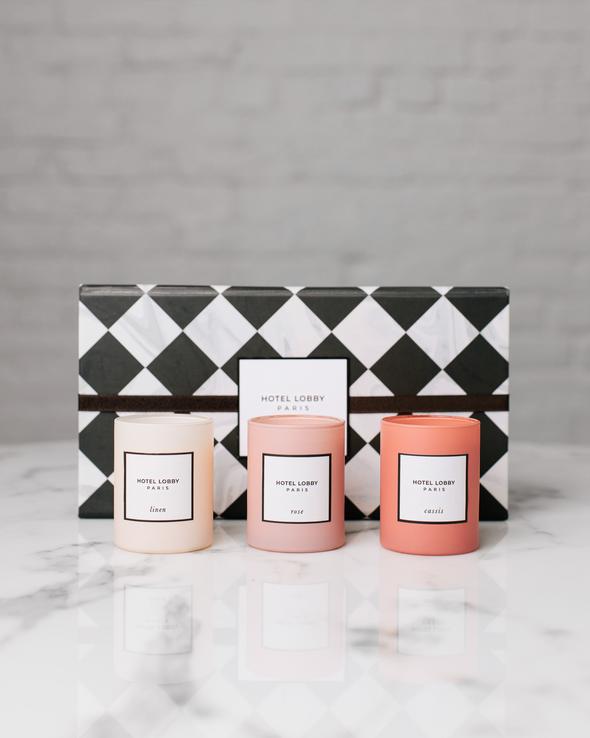 hotel lobby candle co - holiday gifts for travelers
