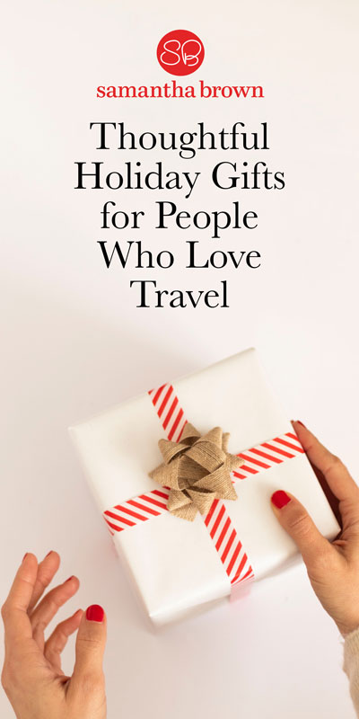 Here's a few gift ideas for the travel lover in your life.
