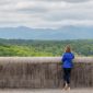 Samantha Brown Enjoying The Lookout And View Of The Blue Ridge Mountains In Asheville North Carolina