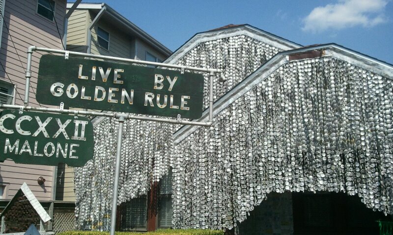 The Beer Can House in Houston