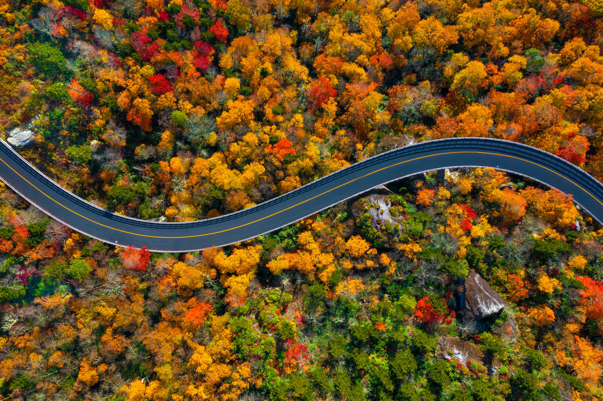 Blue Ridge Parkway - best fall destinations in the u.s.