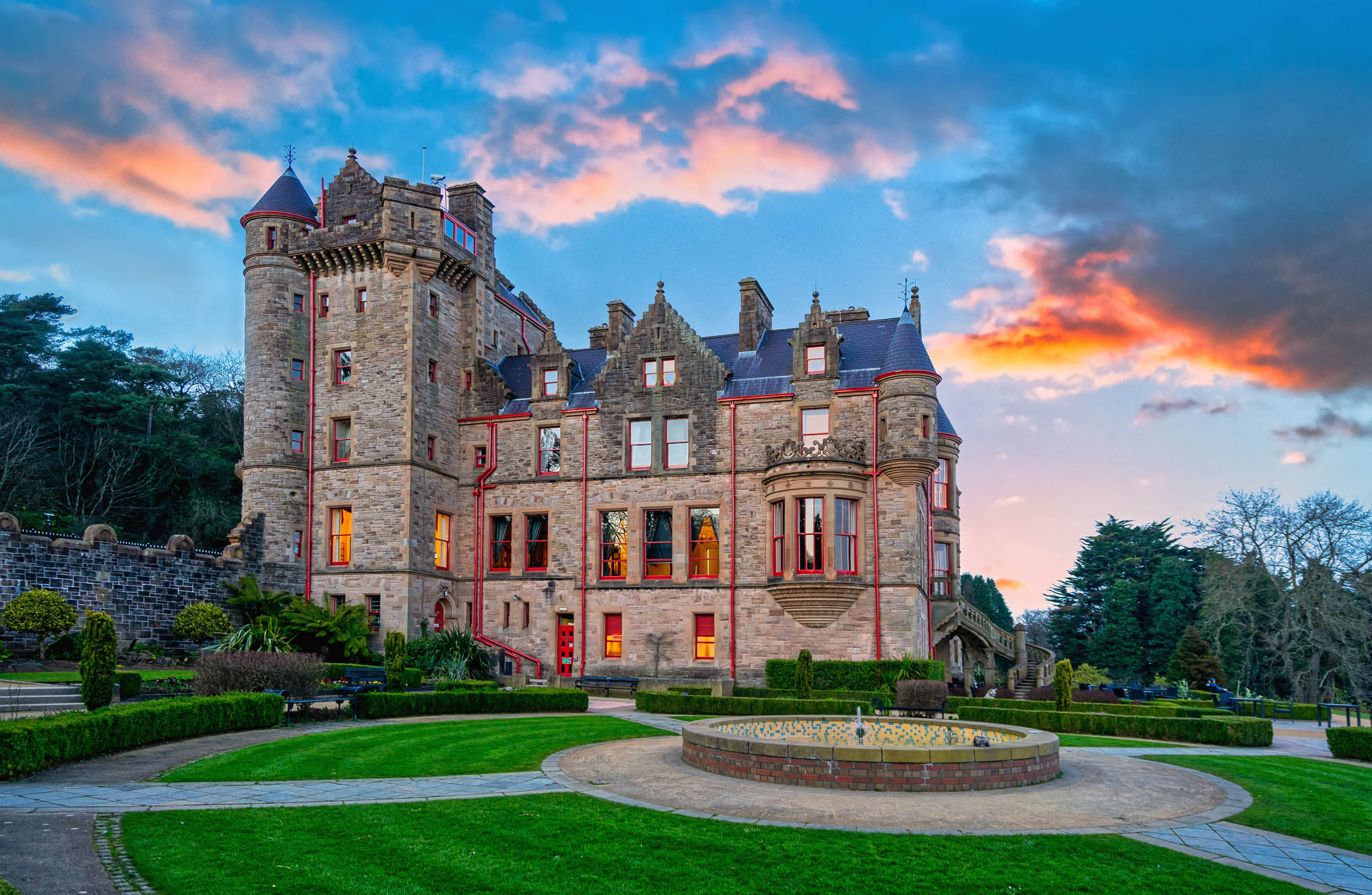 The Sunset at Belfast Castle